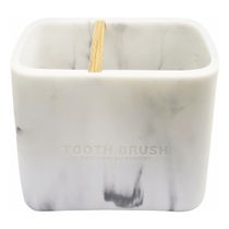 Стакан для зубных щеток Homeclub Marble полирезин белая - купить с ...