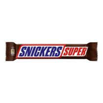 Батончик Snickers Super шоколадный с нугой-карамелью-арахисом 80 г в ...