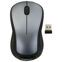 Мышь беспроводная Logitech Wireless Mouse M310 оптическая серо-черная ...