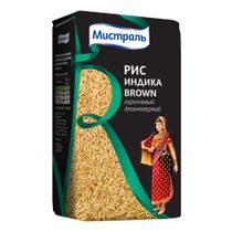 Рис Мистраль Индика Brown коричневый длиннозерный 1 кг - купить с ...