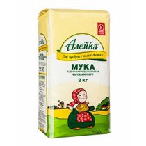 Мука Алейка пшеничная хлебопекарная 2 кг - купить с доставкой на дом в ...