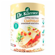 Хлебцы мультизерновые Dr.Korner Сырные злаковый коктейль 100 г - купить ...