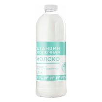 Молоко 1,5% пастеризованное 1,5 л Станция Молочная БЗМЖ - купить с ...