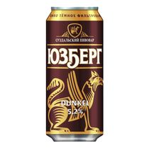 Пиво Юзберг Dunkel темное фильтрованное пастеризованное 450 мл - купить ...