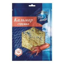 Кальмар Fish House сушено-вяленый стружка 70 г - купить с доставкой на ...