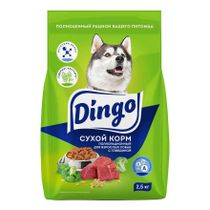 Сухой корм Dingo мясное ассорти для взрослых собак 2,5 кг - купить с ...