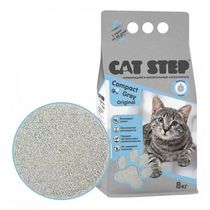 Наполнитель Cat Step Compact Grey Original комкующийся минеральный 8 кг ...