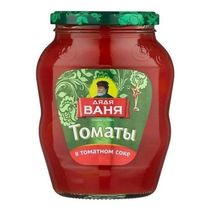 Томаты Дядя Ваня неочищенные в томатном соке 680 г - купить с доставкой ...