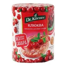 Хлебцы кукурузно-рисовые Dr.Korner с клюквой без сахара 90 г в METRO ...