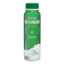 Йогурт питьевой Актибио натуральный без сахара 1,8% 260 г - купить с ...