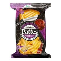 Чипсы картофельные Pattes рифленые барбекю 100 г - купить с доставкой ...