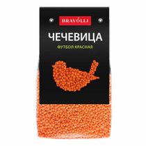 Чечевица Bravolli Футбол красная цельная 350 г - купить с доставкой на ...