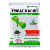 Удобрение БиоМастер Гумат Калия концентрированное органическое 4 мл ...