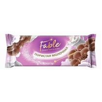 Шоколад Fable пористый молочный 90 г - купить с доставкой на дом в Купер