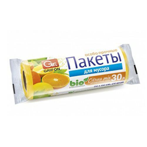 Пакеты для мусора Grifon Bio особо прочные ароматизированные ...