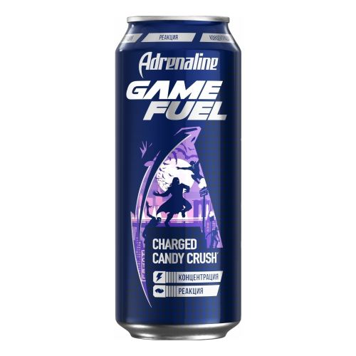 Энергетический напиток Adrenaline Energy Power газированный 449 мл