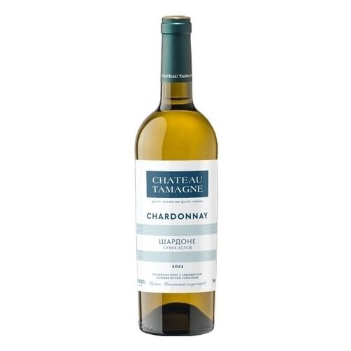 Вино Chateau Tamagne Chardonnay белое сухое 750 мл Россия