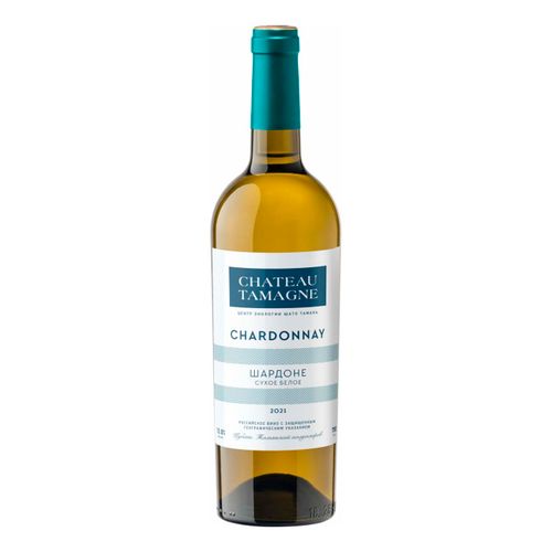 Вино Chateau Tamagne Chardonnay белое сухое 750 мл Россия