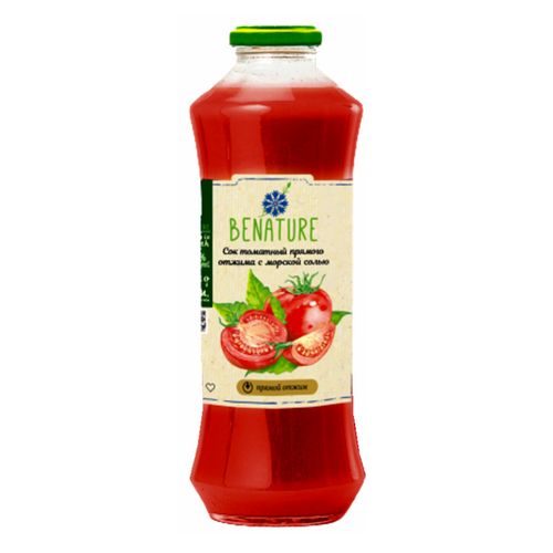 Сок Benature томат прямого отжима с морской солью 750 мл - купить с ...
