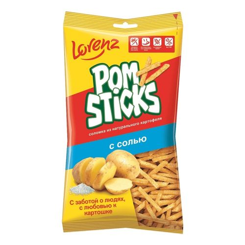 Чипсы картофельные Lorenz Pomsticks с солью 100 г