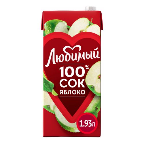 Нектар Любимый яблоко 1,93 л