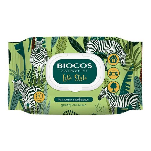 Влажные салфетки Biocos 80 шт - купить с доставкой на дом в Купер