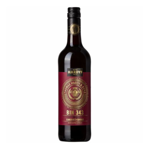 Вино Hardys Bin 343 Cabernet Shiraz красное полусухое 750 мл Австралия