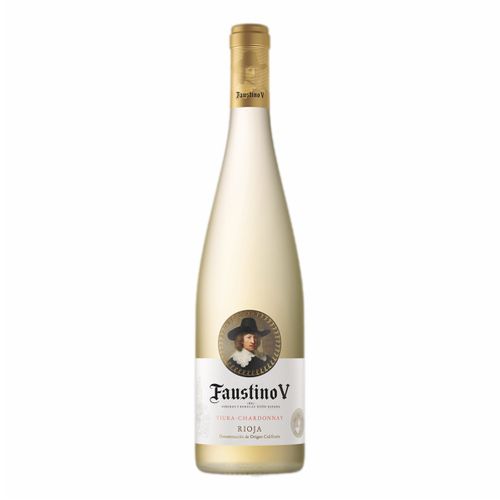 Вино Faustino V Viura Chardonnay Rioja белое сухое 750 мл Испания