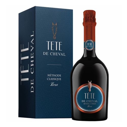 Вино игристое Tete de Cheval Brut белое брют 750 мл Россия
