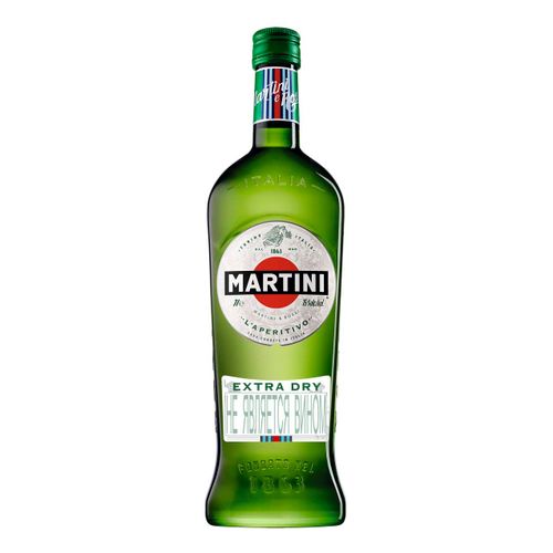 Виноградосодержащий напиток Martini Вермут Extra Dry белый сухой 1 л Италия