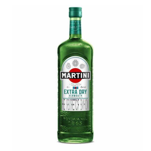Виноградосодержащий напиток Martini Вермут Extra Dry белый сухой 1 л Италия
