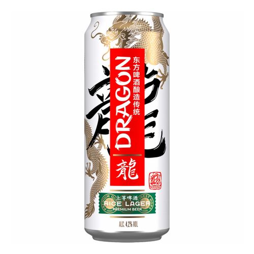 Пиво Dragon светлое фильтрованное пастеризованное 450 мл