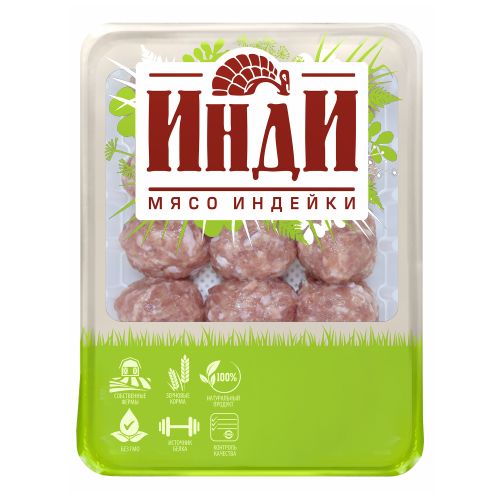 Фрикадельки из индейки Инди охлажденные 300 г - купить с доставкой на ...