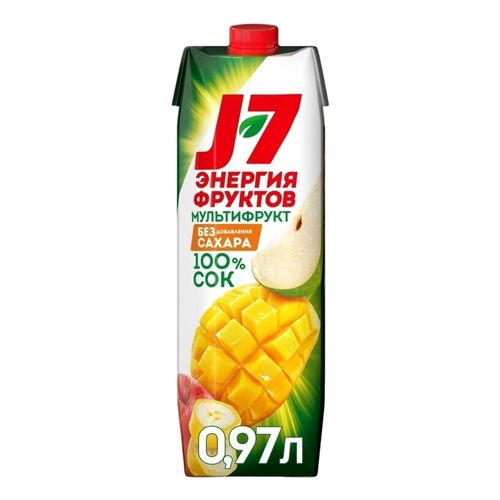 Нектар J7 мультифрукт с мякотью 970 мл