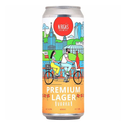 Пиво Varka Premium Lager фильтрованное светлое 450 мл