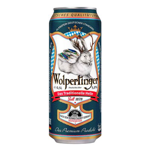 Пиво Wolpertinger Das Traditionelle Helle светлое пастеризованное фильтрованное 500 мл