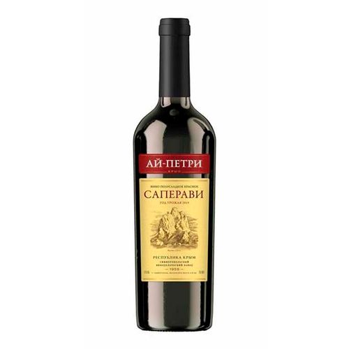 Вино Ай-Петри Саперави красное полусладкое 750 мл Россия