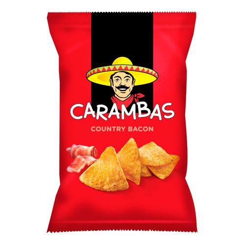 Чипсы кукурузные Carambas бекон 150 г - купить с доставкой на дом в Купер
