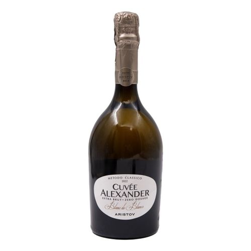 Вино игристое Aristov Cuvee Alexander Blanc de Blancs Extra Brut белое 750 мл Россия