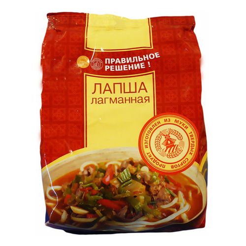 Макаронные изделия Правильное решение Лапша для лагмана 300 г - купить ...
