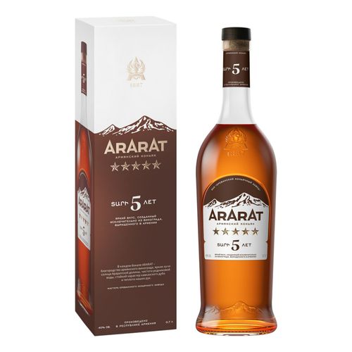 Коньяк Ararat 5 звезд 700 мл
