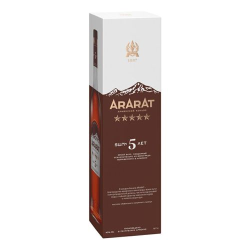 Коньяк Ararat 5 звезд 700 мл