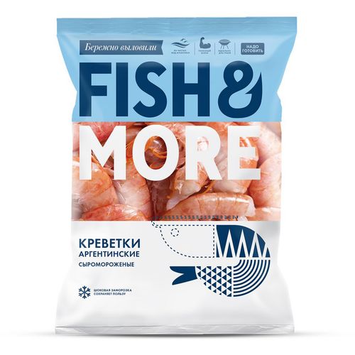 Kuper Fish Креветки Fish&More аргентинские без головы замороженные 500 г - купить ...