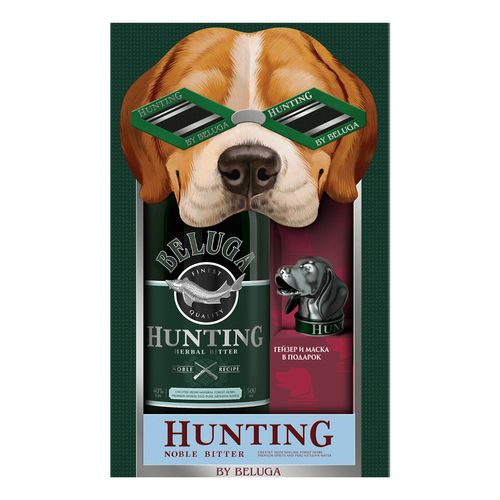 Ликер Beluga Hunting Herbal 700 мл + гейзер
