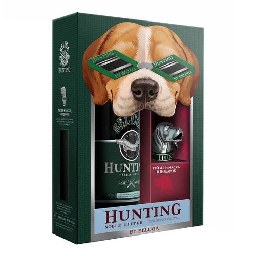 Ликер Beluga Hunting Herbal 700 мл + гейзер