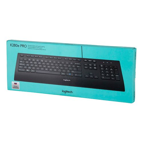Клавиатура Logitech K280E USB черная - купить с доставкой на дом в Купер