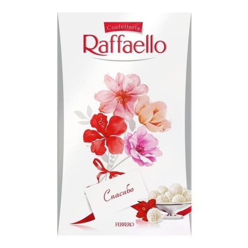Конфеты вафельные Raffaello с цельным миндальным орехом в кокосовой обсыпке 70 г