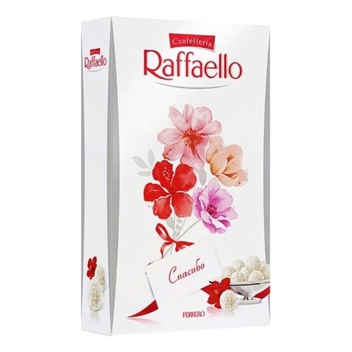 Конфеты вафельные Raffaello с цельным миндальным орехом в кокосовой обсыпке 70 г