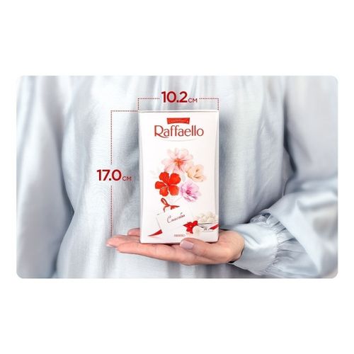 Конфеты вафельные Raffaello с цельным миндальным орехом в кокосовой обсыпке 70 г
