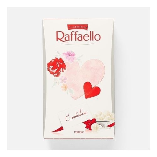 Конфеты вафельные Raffaello с цельным миндальным орехом в кокосовой обсыпке 70 г